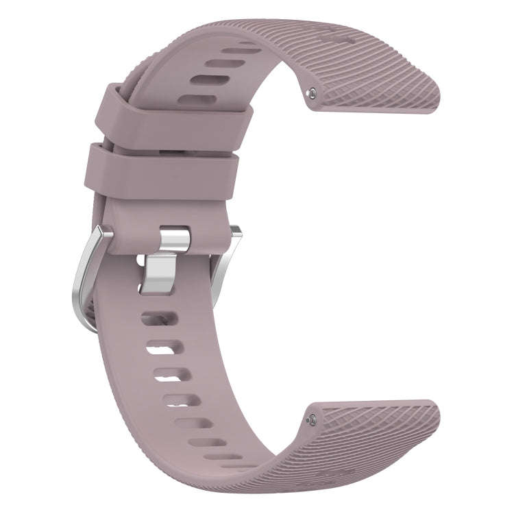 For Garmin D2 Air X10 43mm Cross Texture Silicone Watch Band(Purple)