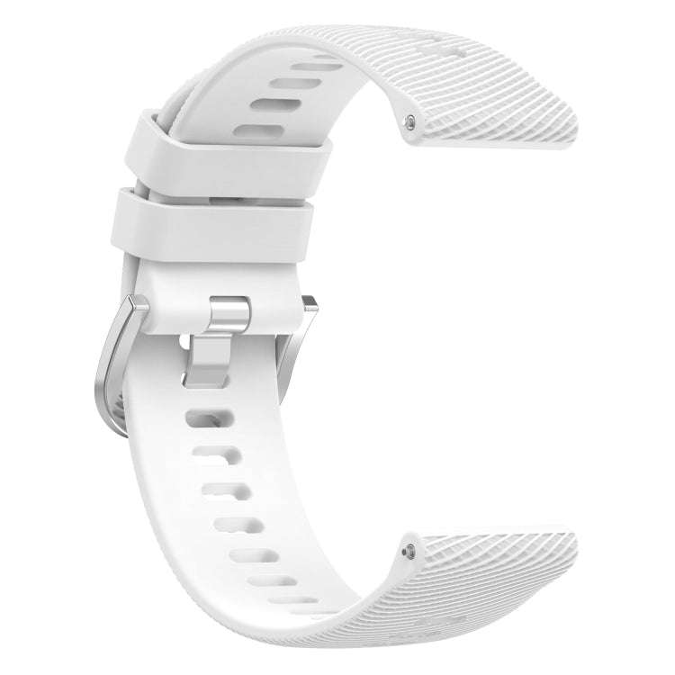 For Garmin D2 Air X10 43mm Cross Texture Silicone Watch Band(White)