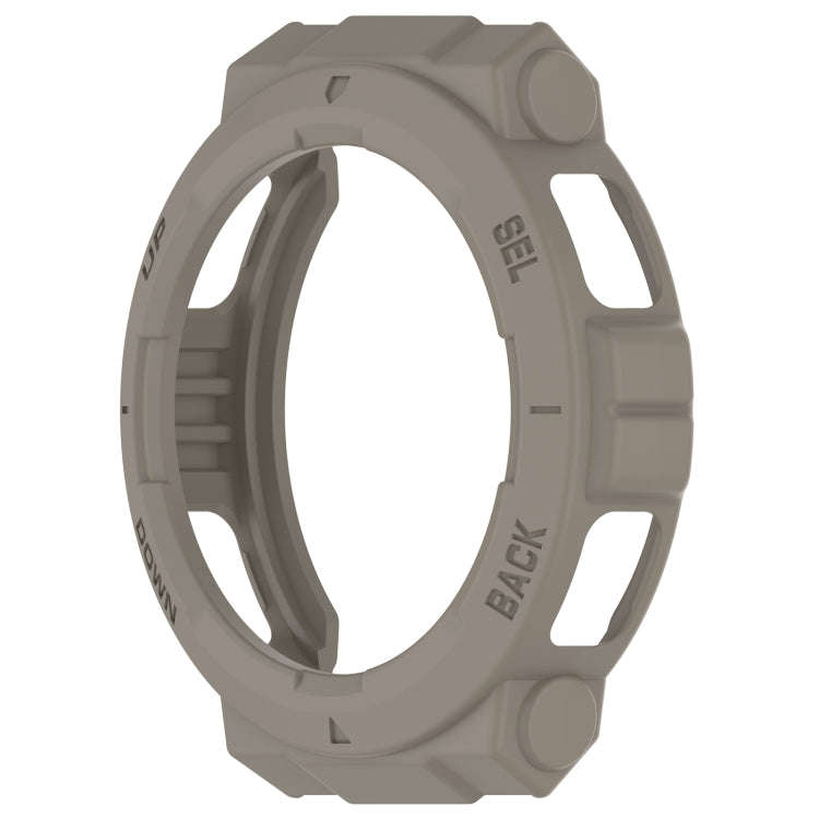 For Amazfit Active Edge A2212 Armored Hollow Half Pack TPU Watch Protective Case(Malmstone)
