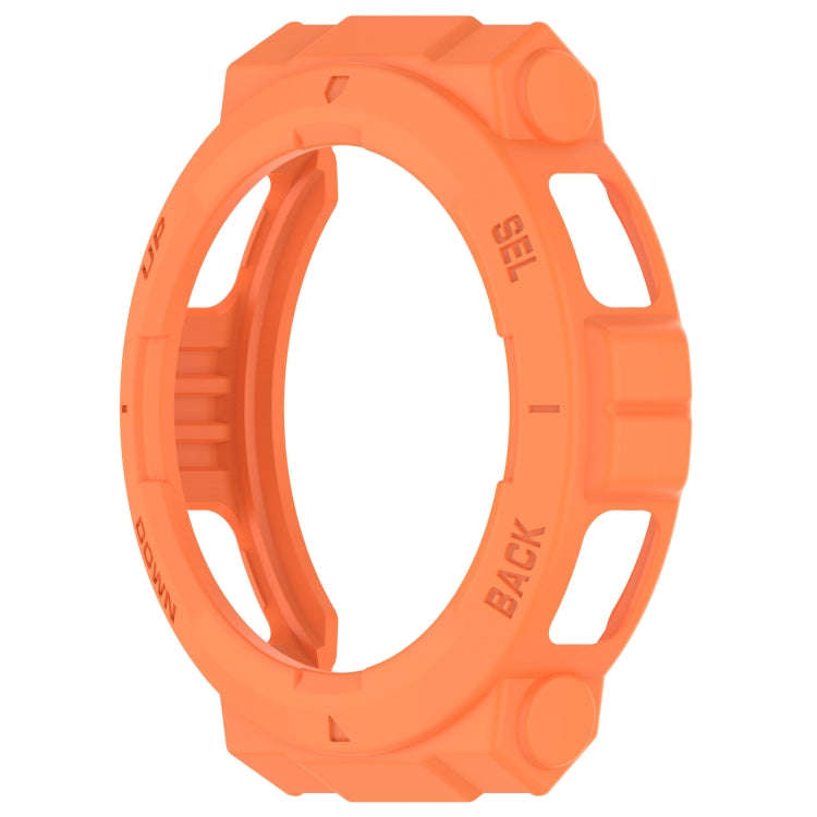 For Amazfit Active Edge A2212 Armored Hollow Half Pack TPU Watch Protective Case(Orange)
