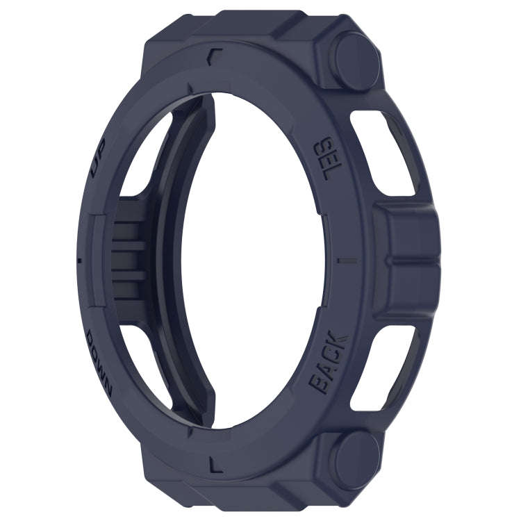 For Amazfit Active Edge A2212 Armored Hollow Half Pack TPU Watch Protective Case(Blue)