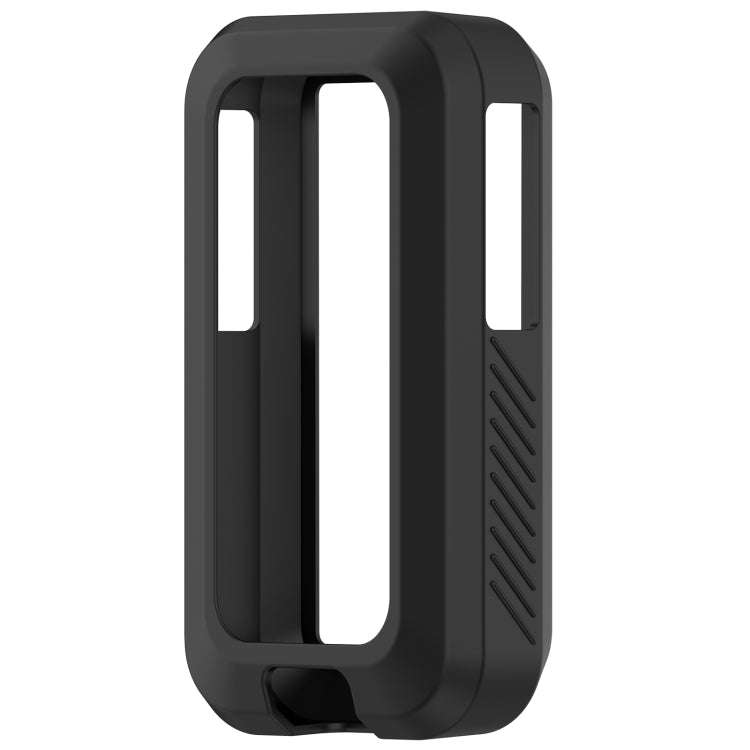 For Garmin eTrex Solar Stopwatch Silicone Protective Case(Black)