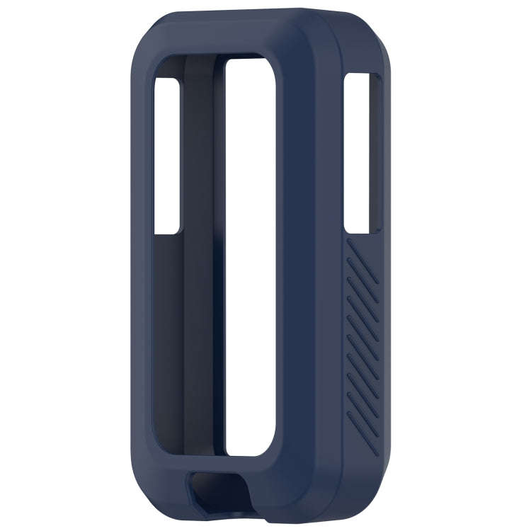 For Garmin eTrex Solar Stopwatch Silicone Protective Case(Midnight Blue)