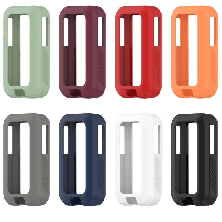 For Garmin eTrex Solar Stopwatch Silicone Protective Case(White)