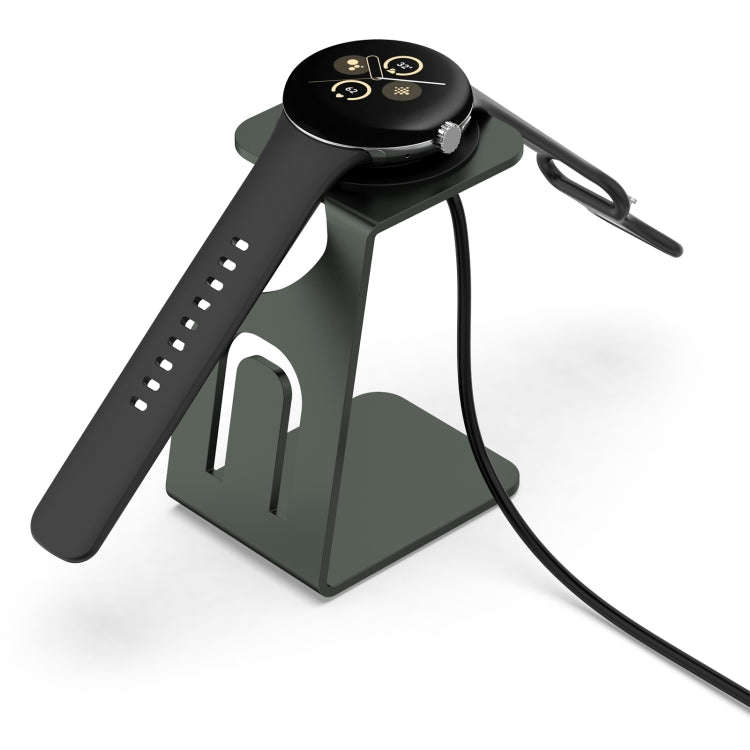For Google Pixel Watch Aluminum Alloy Watch Charging Stand with Charger
