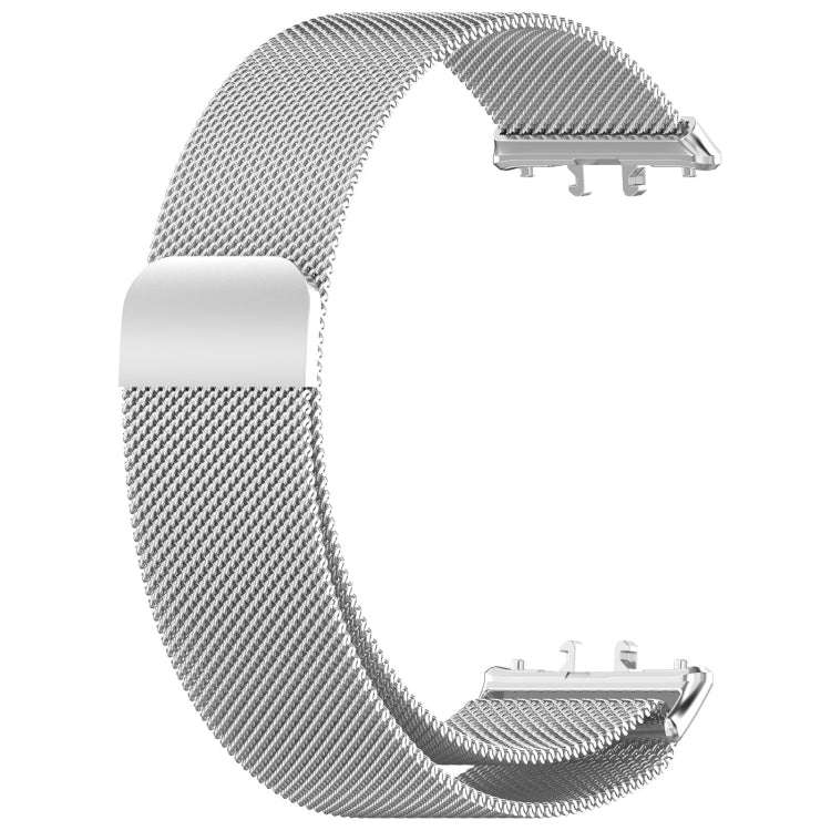 For Samsung Galaxy Fit 3 Milanese Metal Steel Mesh Watch Band(Silver)
