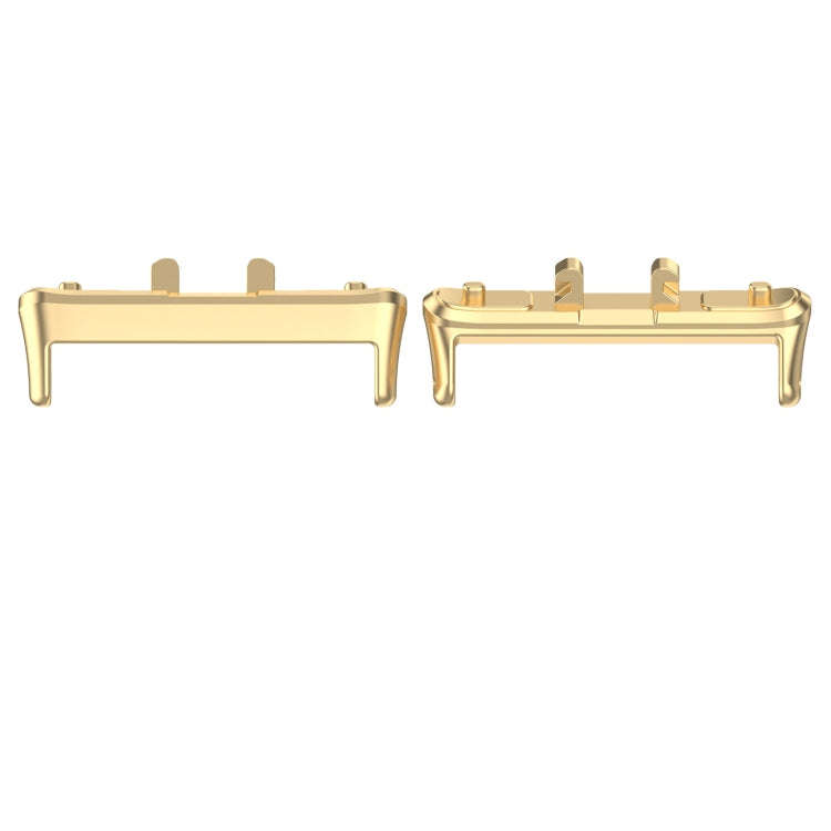 For Samsung Galaxy Fit 3 SM-R390 1 Pair Metal Watch Band Connector(Gold)