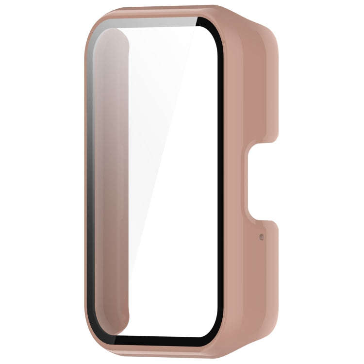 For Samsung Galaxy Fit 3 SM-R390 PC + Tempered Glass Film Integrated Watch Protective Case(Sakura...