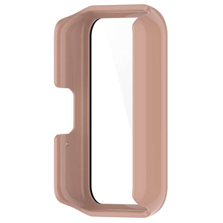 For Samsung Galaxy Fit 3 SM-R390 PC + Tempered Glass Film Integrated Watch Protective Case(Sakura...