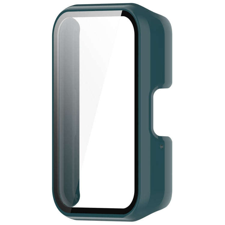 For Samsung Galaxy Fit 3 SM-R390 PC + Tempered Glass Film Integrated Watch Protective Case(Pine G...