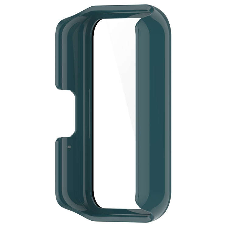 For Samsung Galaxy Fit 3 SM-R390 PC + Tempered Glass Film Integrated Watch Protective Case(Pine G...