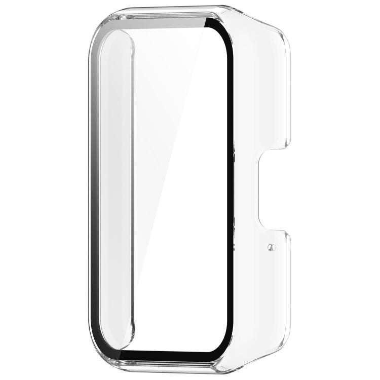 For Samsung Galaxy Fit 3 SM-R390 PC + Tempered Glass Film Integrated Watch Protective Case(Transp...