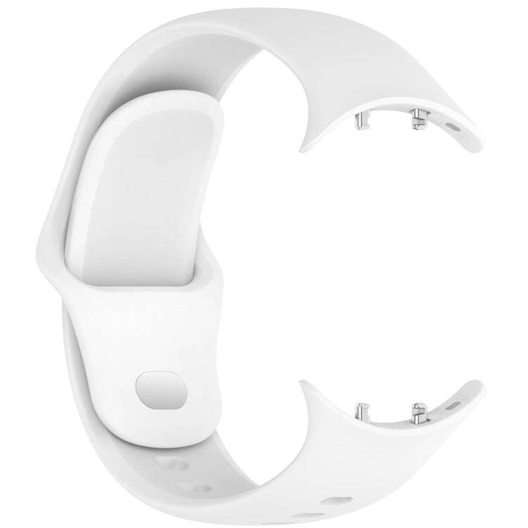For vivo Watch 3 / iQOO Watch Solid Color Silicone Watch Band(White)