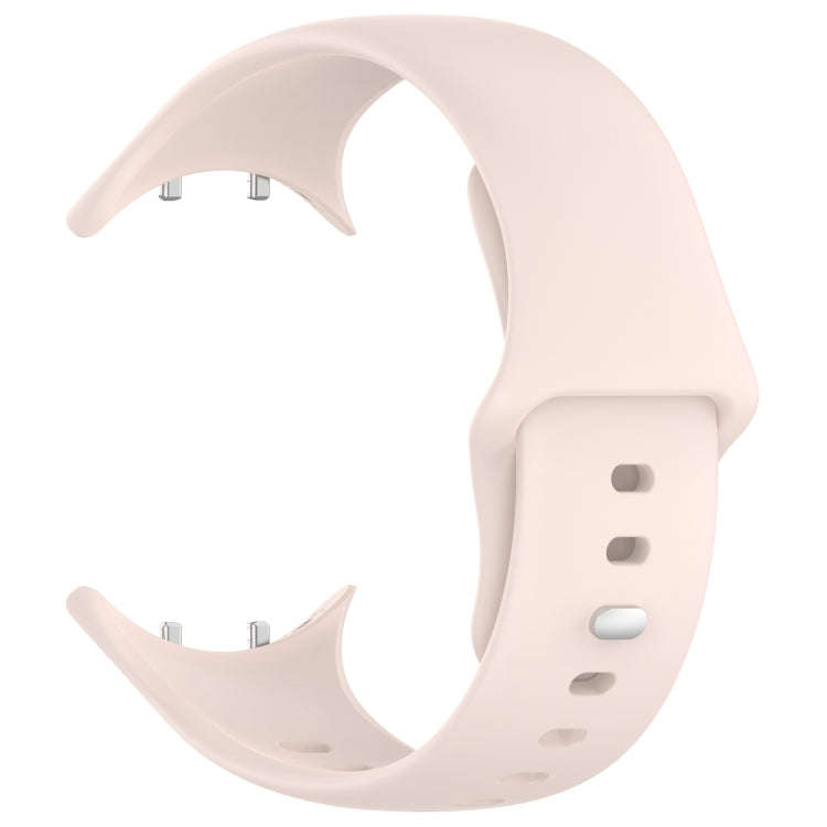 For vivo Watch 3 / iQOO Watch Solid Color Silicone Watch Band(Pink)