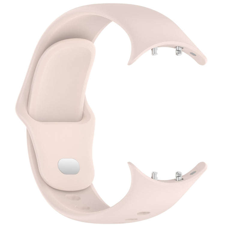 For vivo Watch 3 / iQOO Watch Solid Color Silicone Watch Band(Pink)