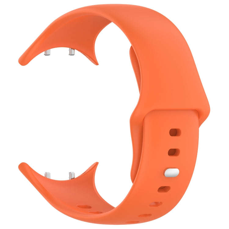 For vivo Watch 3 / iQOO Watch Solid Color Silicone Watch Band(Orange)