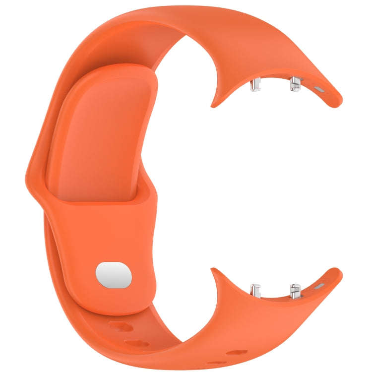 For vivo Watch 3 / iQOO Watch Solid Color Silicone Watch Band(Orange)