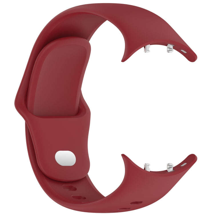 For vivo Watch 3 / iQOO Watch Solid Color Silicone Watch Band(Red)