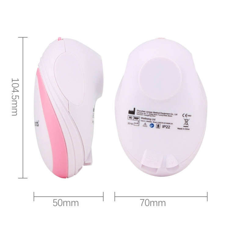 JPD-100S Mini Household Fetal Doppler Prenatal Pocket Baby Ultrasound Detector Angel Sound Heartb...