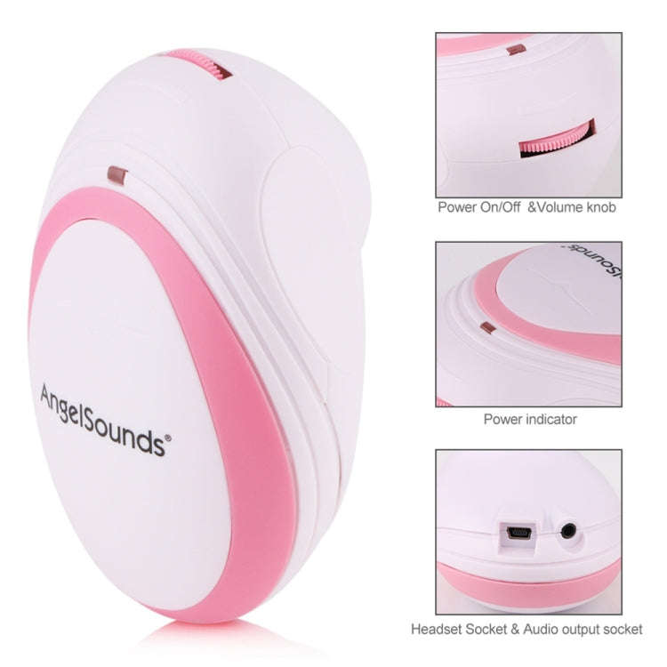 JPD-100S Mini Household Fetal Doppler Prenatal Pocket Baby Ultrasound Detector Angel Sound Heartb...