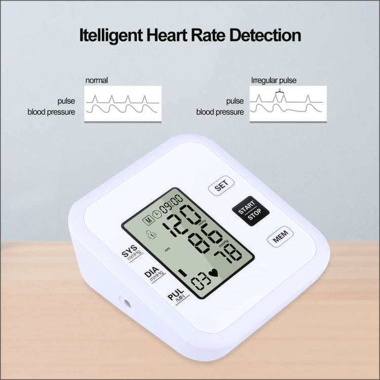 RZ205 Blood Pressures Automatic Digital Upper Arm Heart Beat Rate Pulse Monitor Meter Tonometer E...