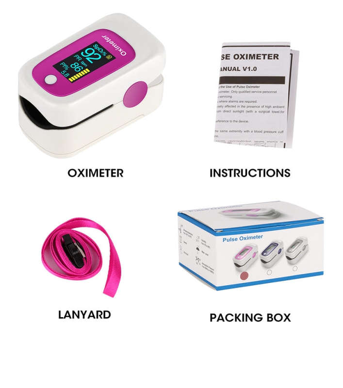 M160 Finger Pulse Oximeter(Blue)