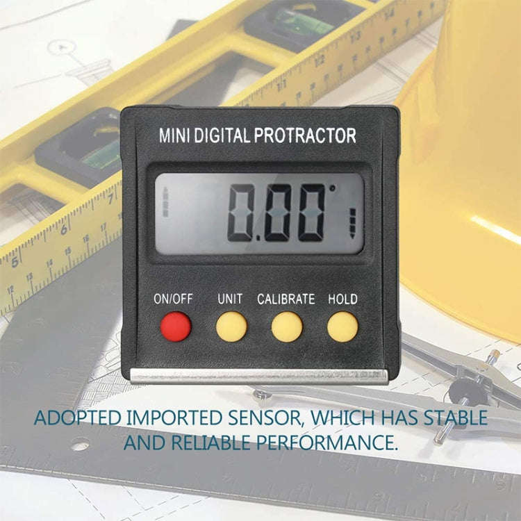 RZ2010 360 Degree Mini Digital Protractor Inclinometer Electronic Level Box Magnetic Base Measuri...
