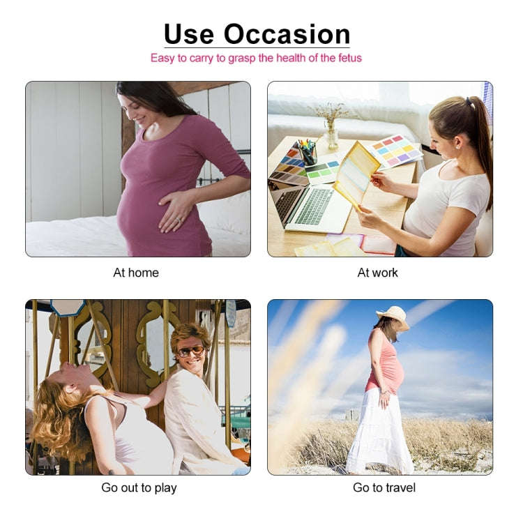 FD-100 Digital Fetal Doppler Ultrasound Sound Baby Heartbeat Detector Monitor LED Digital Prenata...
