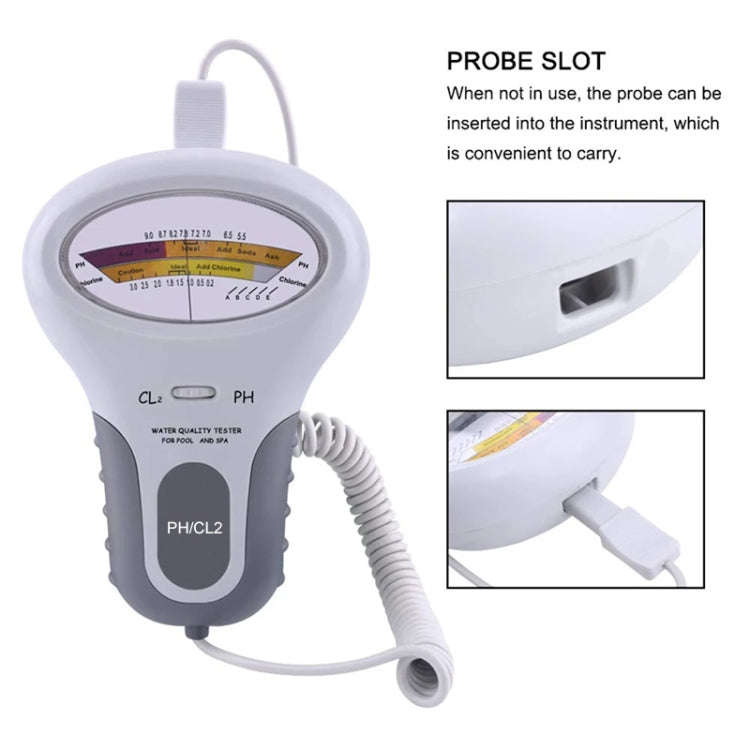 PC102 Swimming Pool Water Quality Tester PH Test Pen Chlorine Gas Water Quality Tester