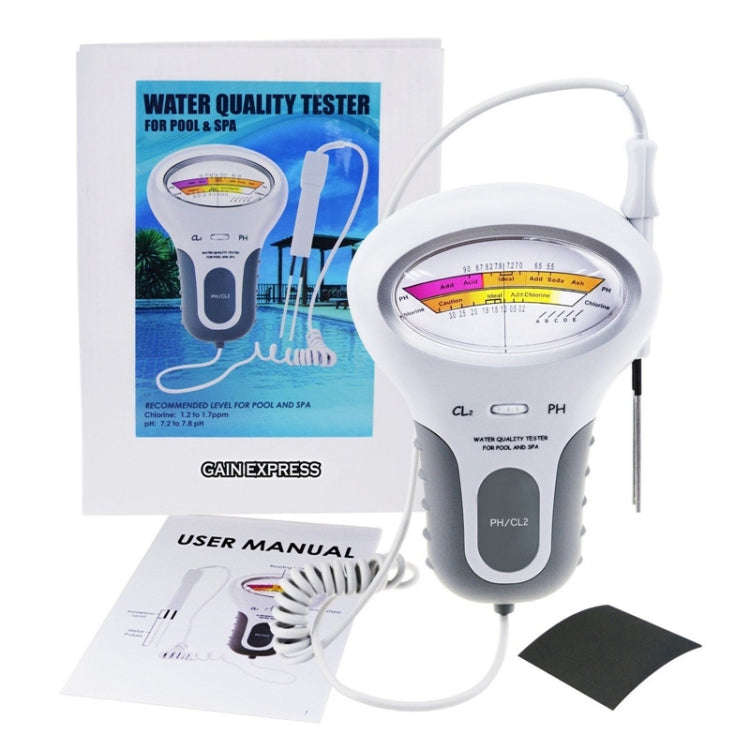 PC102 Swimming Pool Water Quality Tester PH Test Pen Chlorine Gas Water Quality Tester