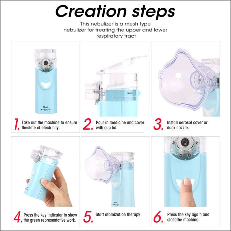 RZ823 Health Network Nebulizer Handheld Household Child Adult Asthma Inhaler Mini Care Inhalation...