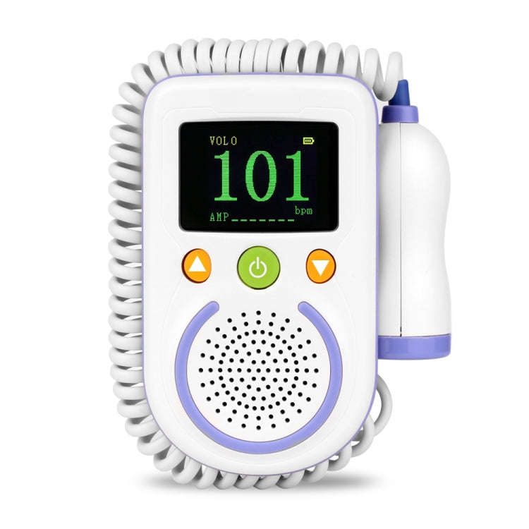 A100D  Digital Fetal Doppler Ultrasound Sound Baby Heartbeat Detector Monitor Rechargeable Prenat...