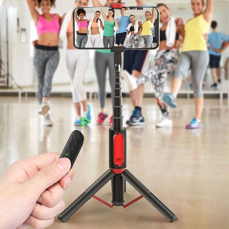 M18 Portable Selfie Stick Remote Control Mobile Phone Holder(White)