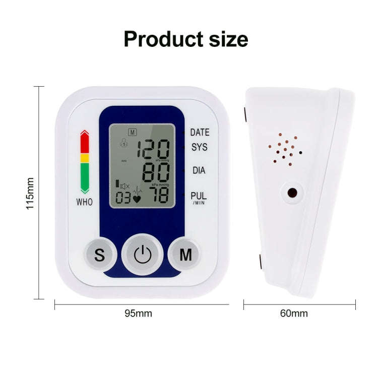 ZK-B02   Automatic Digital Upper Arm Blood Pressure Monitor Sphygmomanometer Pressure Gauge Heart...
