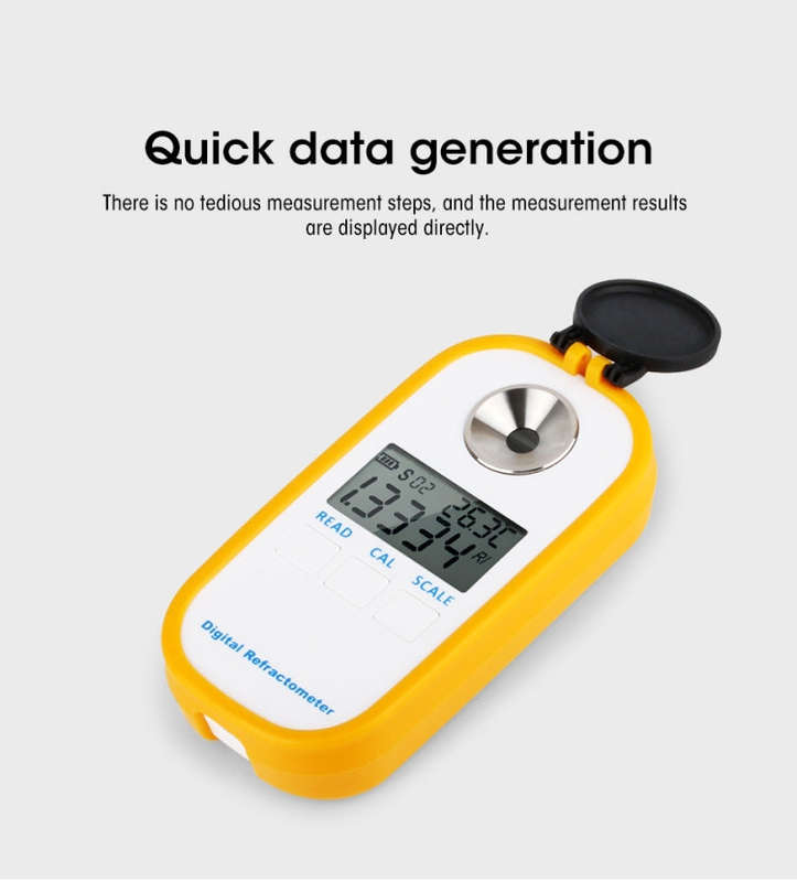 DR202 Digital Sea Water Refractometer Seawater Salinity Meter Specific Gravity Range 0100 C...
