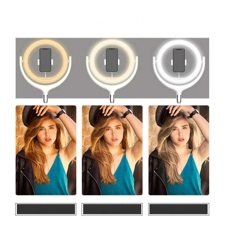 Fill light Beauty Bracket Desktop Landing Headlights Fill Light Bracket, Szie: 12 inch (White)