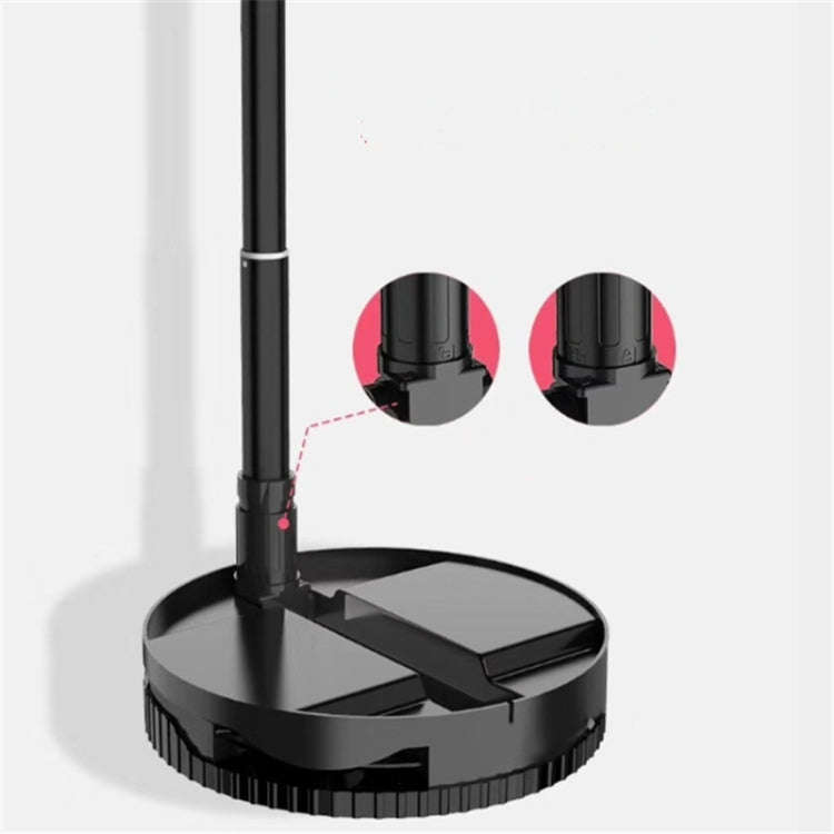 Portable Collapsible Studio-Level Professional Fill Light Mobile Phone Bracket LED Ring Light(Black)