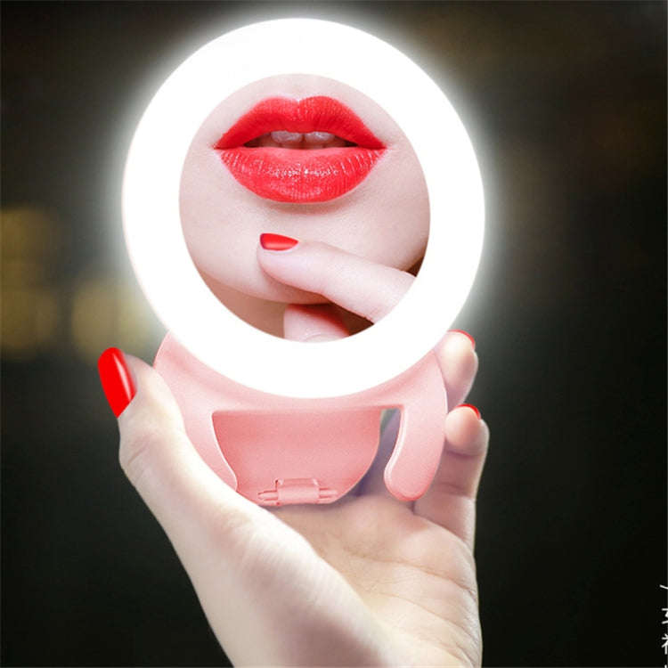 Mobile Phone Fill Light Self-Timer Live Light Handheld Portable Anchor Light(White)