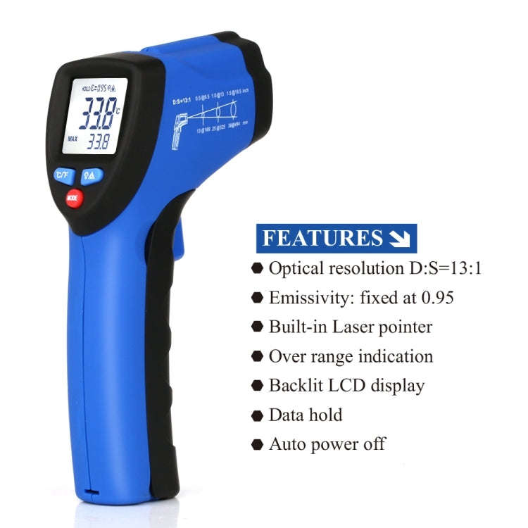 FLUS IR-801H -50350Laser Infrared  Mini Handheld Portable Digital Electronic Outdoor Non-co...