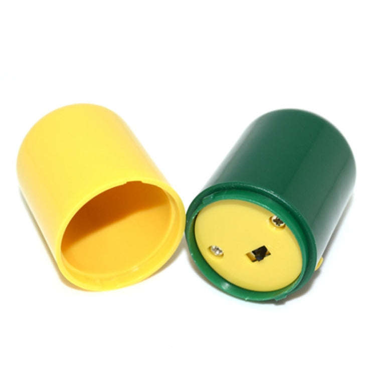 Pill-Type Electronic Pillbox Timer Portable Large-Capacity One-Piece Smart Reminder Kit(Yellow-Gr...