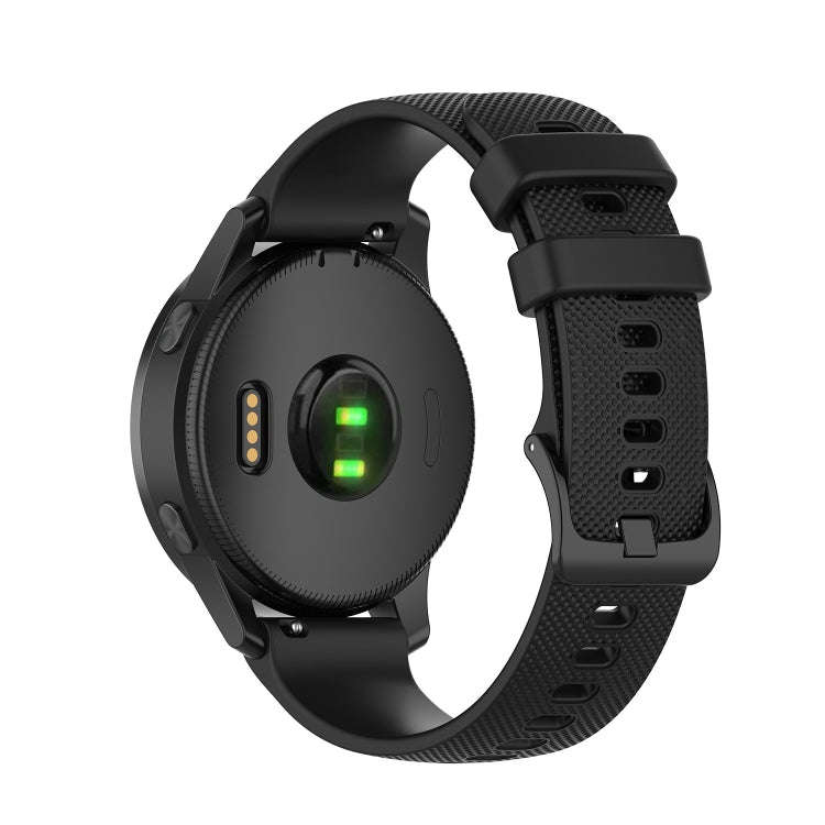 22mm For Huawei Watch GT2e GT2 46mm Silicone Watch Band(Black)