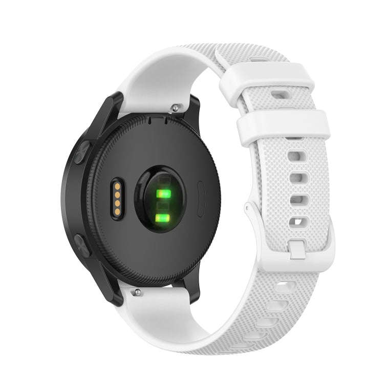 22mm For Huawei Watch GT2e GT2 46mm Silicone Watch Band(White)