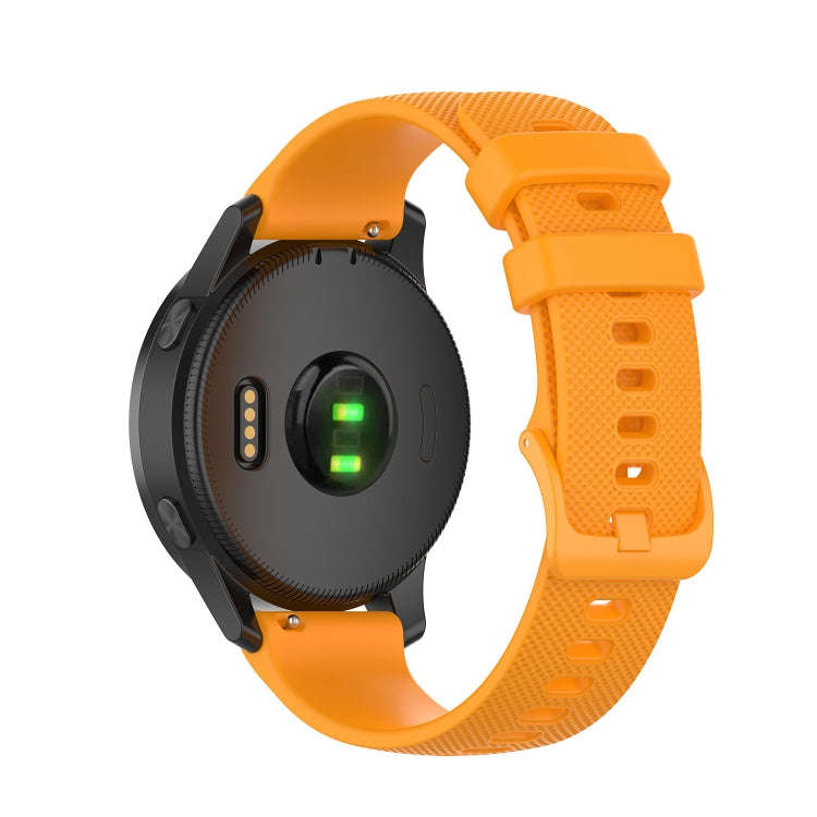 22mm For Huawei Watch GT2e GT2 46mm Silicone Watch Band(Orange)