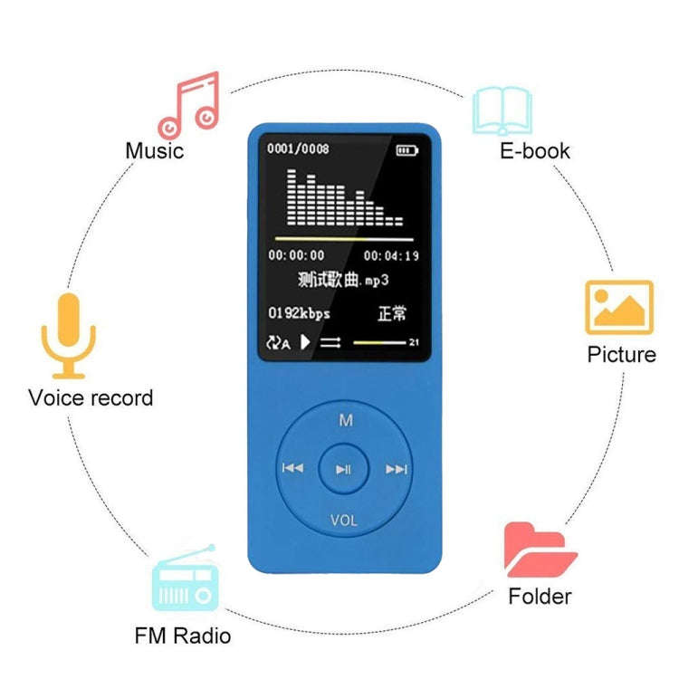 Fashion Portable LCD Screen FM Radio Video Games Movie MP3 MP4 Player Mini Walkman, Memory Capaci...