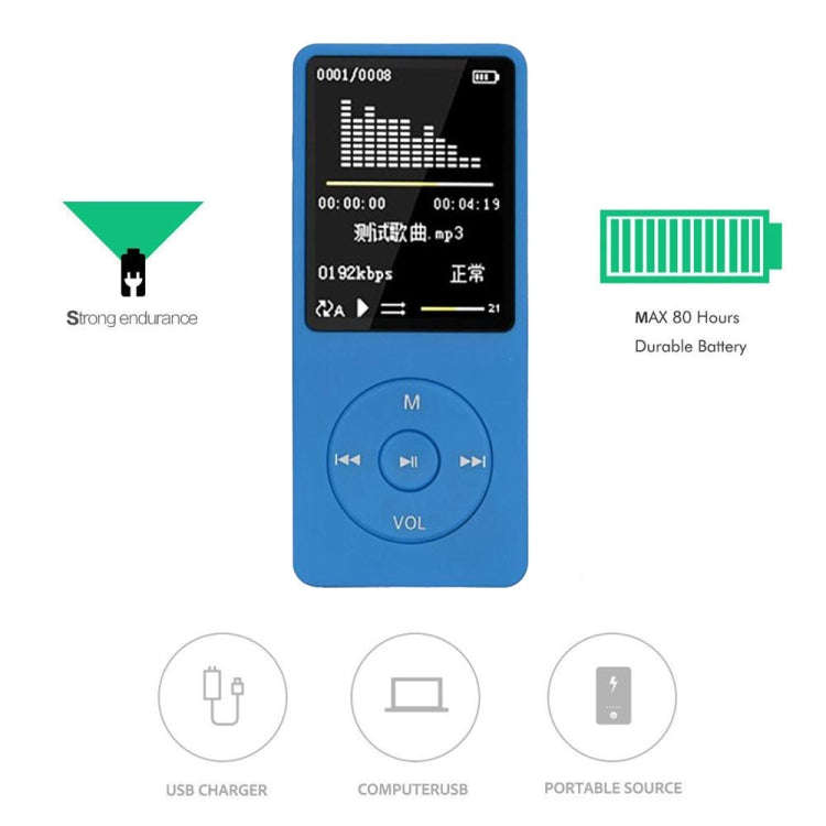 Fashion Portable LCD Screen FM Radio Video Games Movie MP3 MP4 Player Mini Walkman, Memory Capaci...