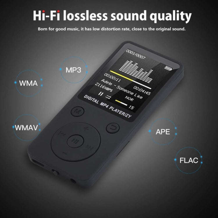 Portable MP4 Lossless Sound Music Player FM Recorder Walkman Player Mini Support Music, Radio, Re...