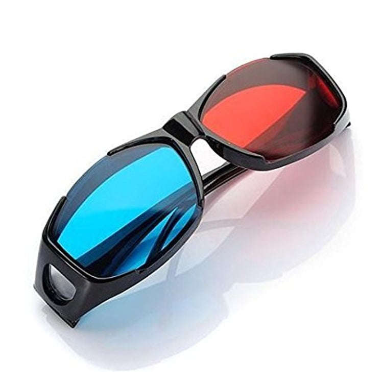 Red Blue 3D Glasses Anaglyph Framed 3D Vision Glasses for Game Stereo Movie Dimensional Glasses P...