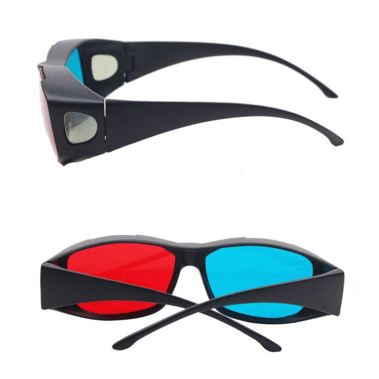 Red Blue 3D Glasses Anaglyph Framed 3D Vision Glasses for Game Stereo Movie Dimensional Glasses P...