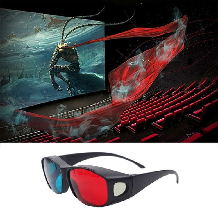 Red Blue 3D Glasses Anaglyph Framed 3D Vision Glasses for Game Stereo Movie Dimensional Glasses P...