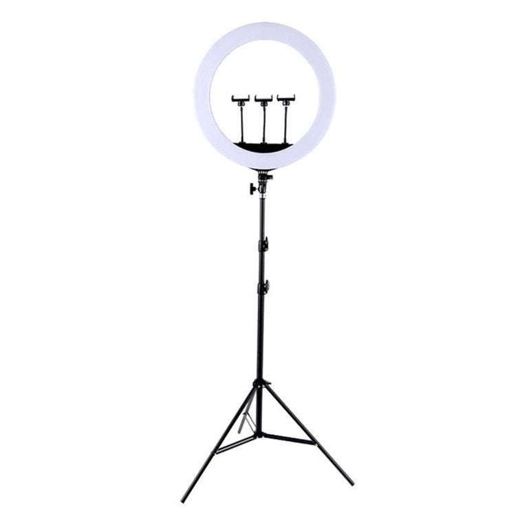 HQ-21N 21 inch 52.5cm LED Ring Vlogging Photography Video Lights Kits with Remote Control & Phone...